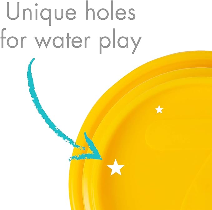 The First Years Stack & Count Stacking Cups - Colorful Baby Stacking Toys Set - Stackable Cups for Learning - Baby Bath Toys - Toddler Easter Basket Stuffers - 8 Count